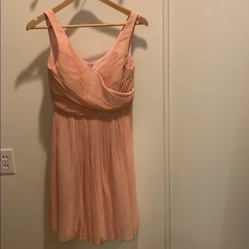 Pink chiffon dress